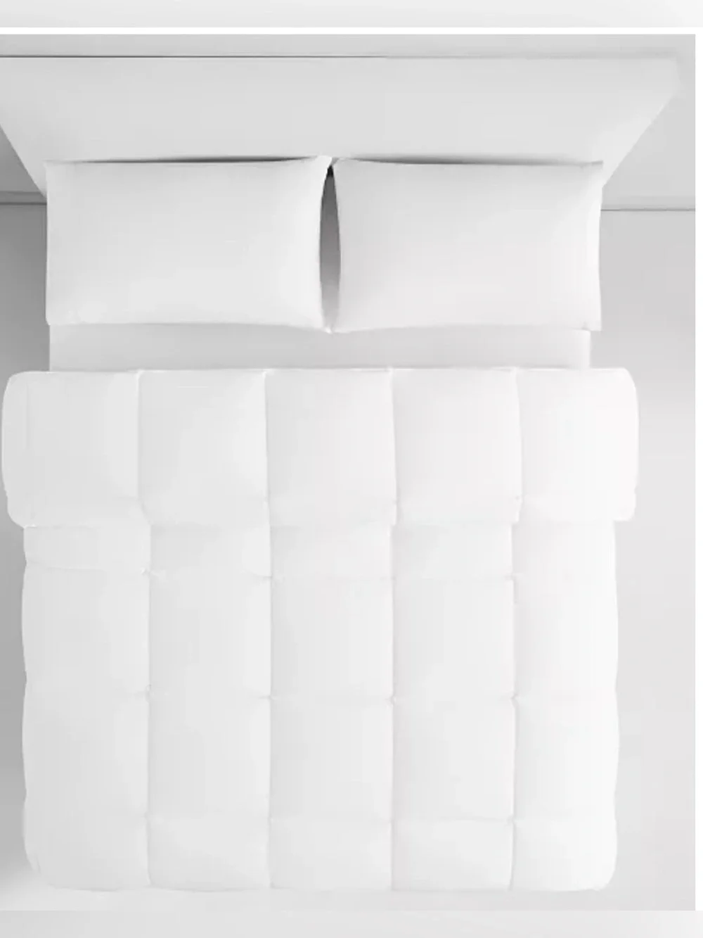 Ralph Lauren White Quilted Down-Alternative Comforter